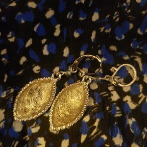 Silver Infused Crystal Zircon Silver Earrings